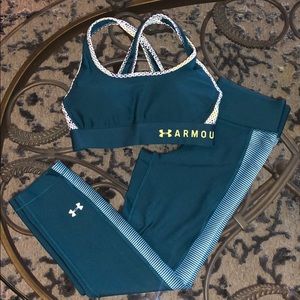 Cropped legging and bra bundle